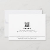 Review Thank Packaging Insert Floral Monogram Info サンキューカード (裏面)