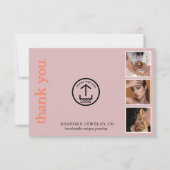 Review Thank You Jewelry Care Card Order Insert サンキューカード (正面)