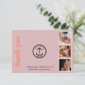 Review Thank You Jewelry Care Card Order Insert サンキューカード (スタンド正面)