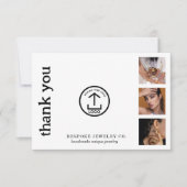 Review Thank You Jewelry Care Card Order Insert サンキューカード (正面)