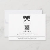 Review Thank You Order Packaging Insert Bow  サンキューカード (裏面)