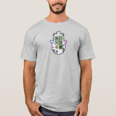 Revisited Khamsa or Hamsa Hand 3 Men's Tシャツ (正面)