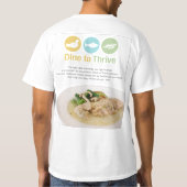Revlonは繁栄するために食事します Tシャツ (裏面)