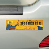 RevMontyBannerMTsmallwood バンパーステッカー (車上)