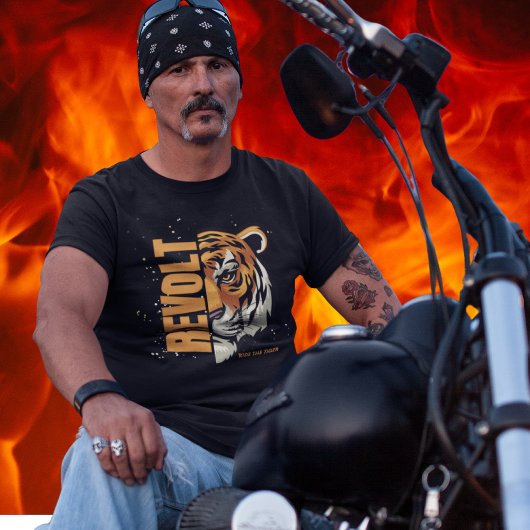 Revolt Modern World Tee Ride The Tiger Traditional Tシャツ