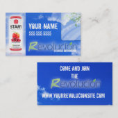 REVOLUCIONのディストリビューターの名刺 名刺 (正面/裏面)