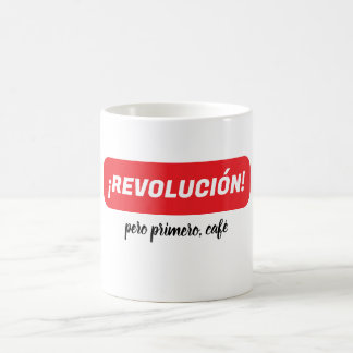 ¡Revolución! pero primero, café novelty coffee mug コーヒーマグカップ