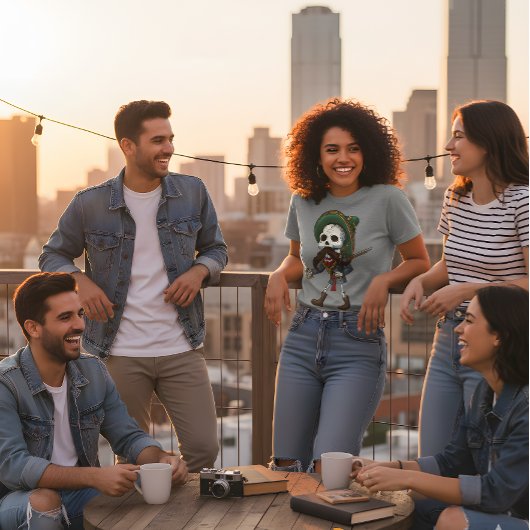 Revolucionario Skull Outlaw Tee Tシャツ