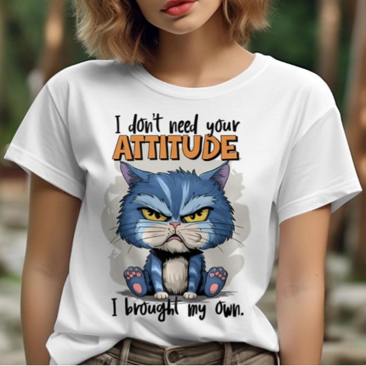 Revolution Feline With Statement：私はあなたの必要がない Tシャツ