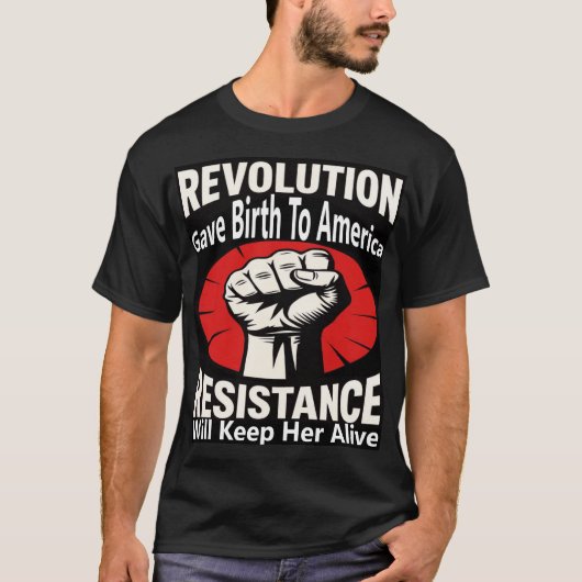 Revolution Gave Birth To America Tシャツ (正面)