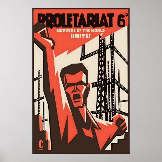 Revolutionary Vision Iconic Communist Propaganda ポスター (正面)