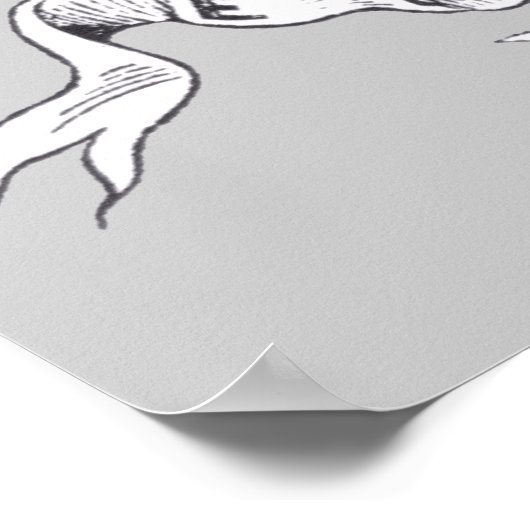 Revolutionary War Eagle Print ポスター (角)