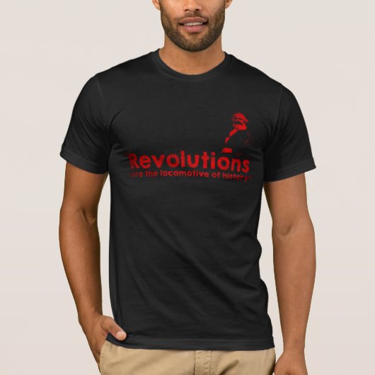Revolutions Karl Marx Tシャツ (正面)