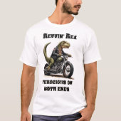 Revvinのレックス恐竜Tシャツ Tシャツ (正面)
