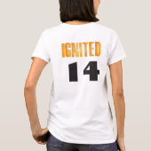 RevYの大会のワイシャツ「14 Tシャツ (裏面)