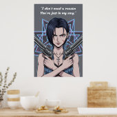 Revy – Black Lagoon Quote Poster ポスター (キッチン)