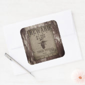 Reward Western Poster スクエアシール (封筒)