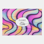  Rewarding Life Abstract Personalized  キッチンタオル (横)