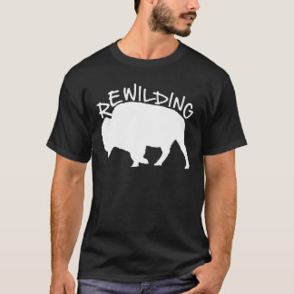 rewilding wisent bison tシャツ