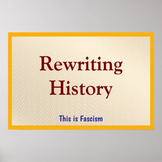 Rewriting History ポスター (正面)
