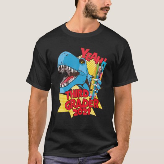 Rex 3Rd Grader 2021 - 2Nd Grad Graduation - Third Tシャツ (正面)
