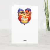 Rex and hoot happy Easter giant chocolate egg gree カード (裏面)