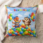 Rex and kids birthday ball pit throw cushion produ クッション (ブランケット)