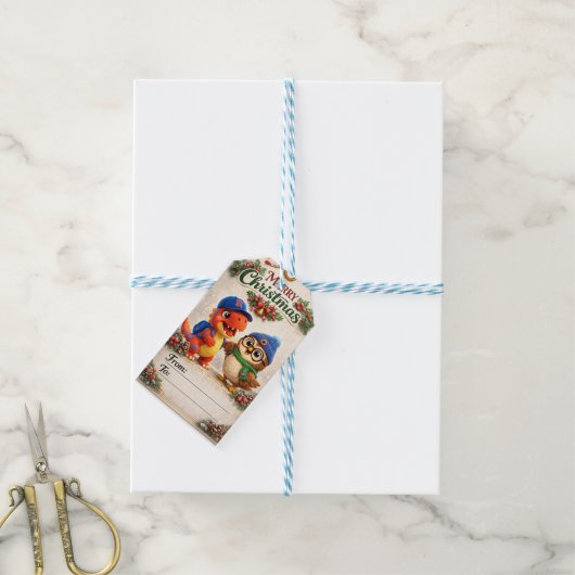 rex hoot ギフトタグ (より糸付き)