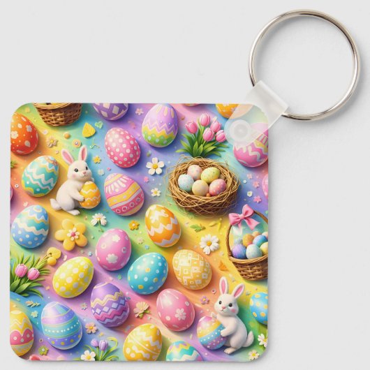 rex hoot keyring easter style キーホルダー (裏面)