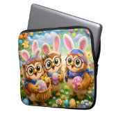 rex hoot laptop case Easter gifts ラップトップスリーブ (正面左)