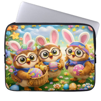 rex hoot laptop case Easter gifts ラップトップスリーブ
