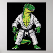 Rex Martial Arts Dinosaur Jiu-jitsu Bjj Karate  ポスター (正面)