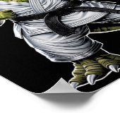 Rex Martial Arts Dinosaur Karate Jiu-jitsu Ninja  ポスター (角)