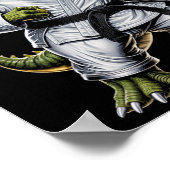 Rex Martial Arts Dinosaur Karate Judo Bjj Fighter  ポスター (角)