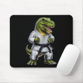 Rex Martial Arts Dinosaur Karate Judo Bjj Fighter  マウスパッド (マウス)