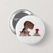 rex_red-button 缶バッジ (正面&裏面)