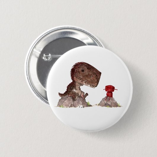 rex_red-button 缶バッジ (正面&裏面)
