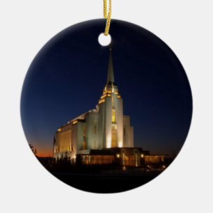 Rexburg LDSの寺院 セラミックオーナメント