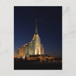 Rexburg LDSの寺院 ポストカード