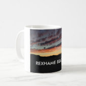 REXHAMEのビーチ「15のマグ コーヒーマグカップ (正面左)
