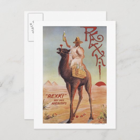Rexki – ディナーリキュール前のキング ポストカード (正面/裏面)