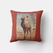 Rexki -夕食のリキュールの前のの王 クッション (裏面)