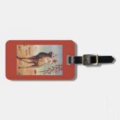 Rexki -夕食のリキュールの前のの王 ラゲッジタグ (正面横)