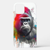 Rey de la Selva: Majestuoso Gorila Espald Case-Mate iPhoneケース (裏面)
