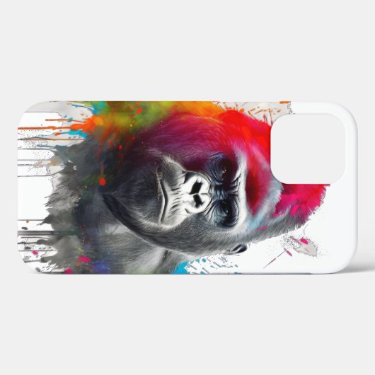 Rey de la Selva: Majestuoso Gorila Espald Case-Mate iPhoneケース (裏面 (横))