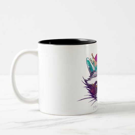 Rey Mapache #Taza ツートーンマグカップ (左)