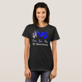 Reyeu2019s Syndrome Awareness Peace Love Hope Blue Tシャツ (正面フル)