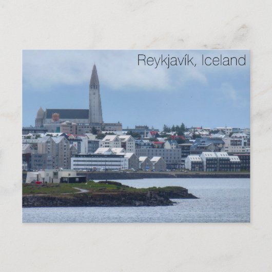Reykjavíkのアイスランドの郵便はがき ポストカード (正面)