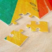 Reykjavik Colorful Street Puzzle ジグソーパズル (側面)