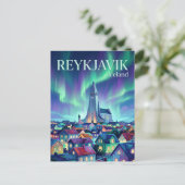 Reykjavík Iceland ポストカード (スタンド正面)
